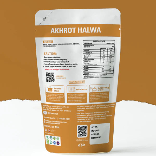 Ready to Eat Akhrot Halwa