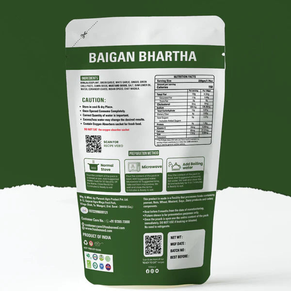 Ready to Eat Baigan Bhartha