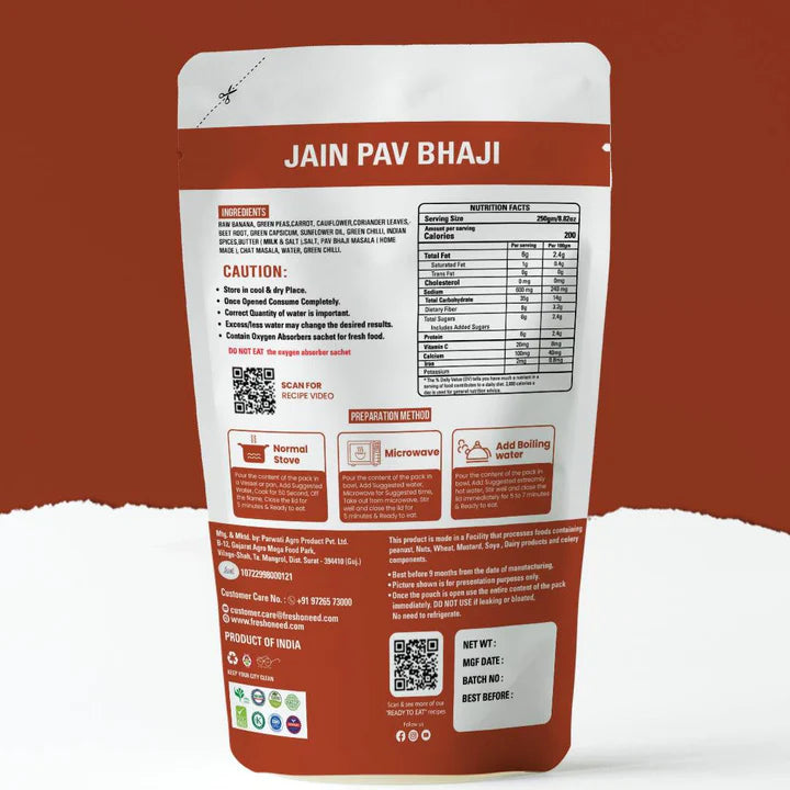 Bombay Pav Bhaji JAIN (NONG)