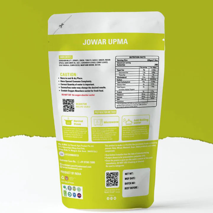 Ready to Eat Jowar Upma