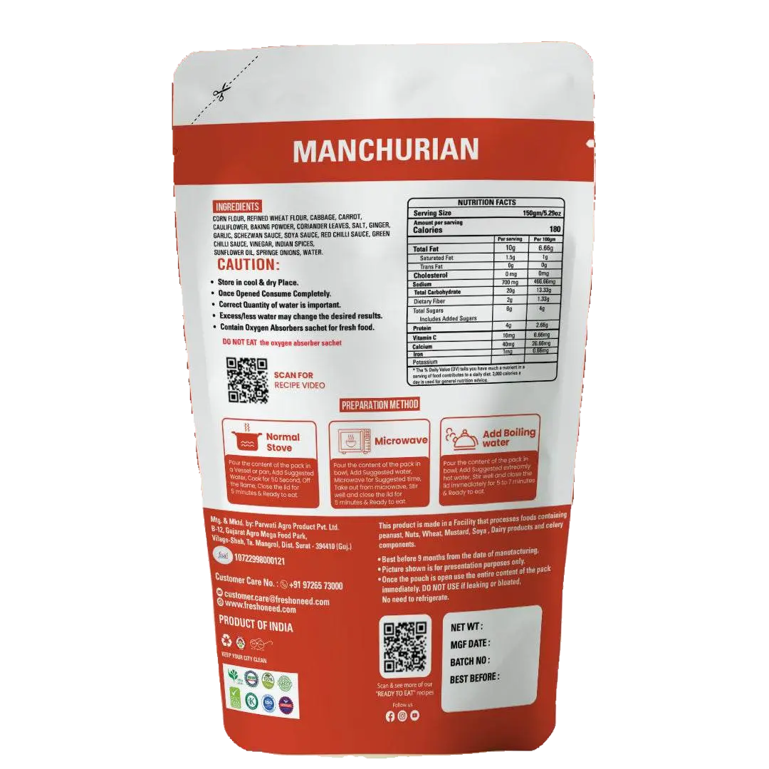 Ready to Eat Veg Manchurian
