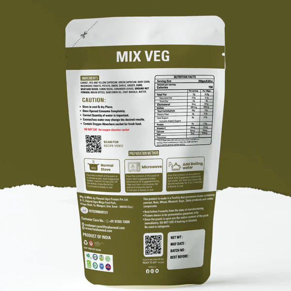 Ready to Eat Mix Veg Curry