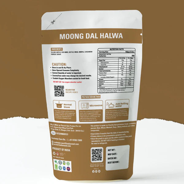 Ready to Eat Moong Dal Halwa