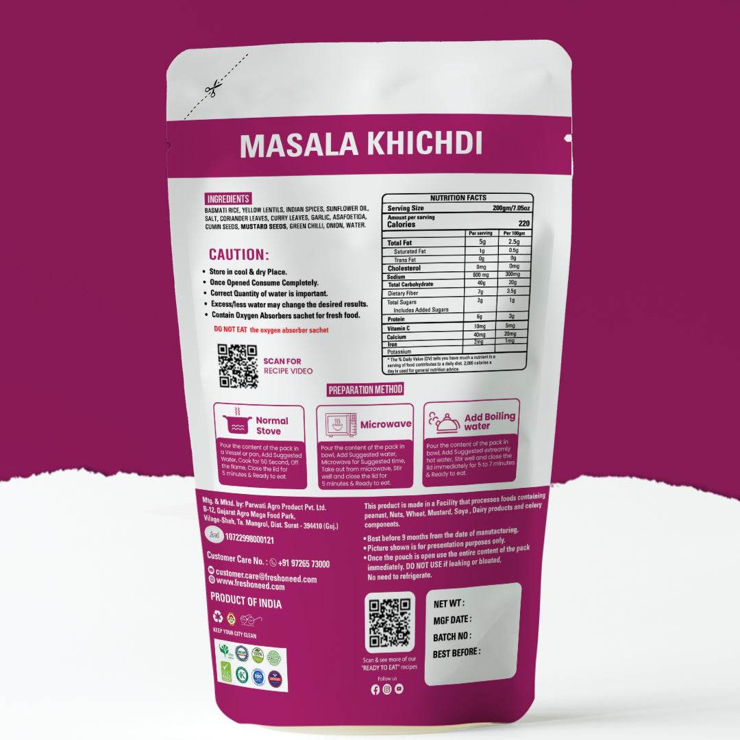 Ready to Eat Masala Khichadi