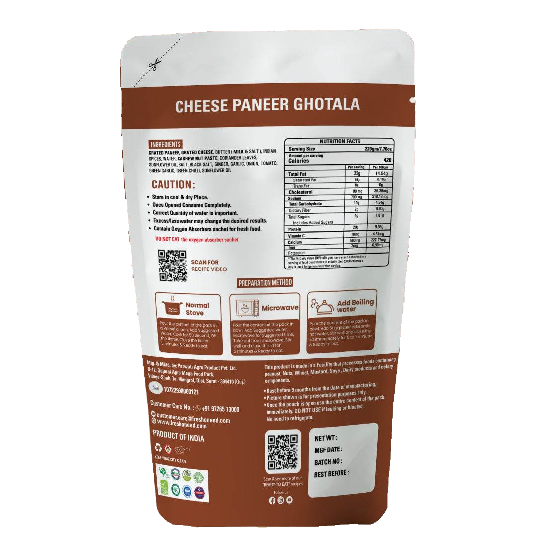 Cheese Paneer Ghotala