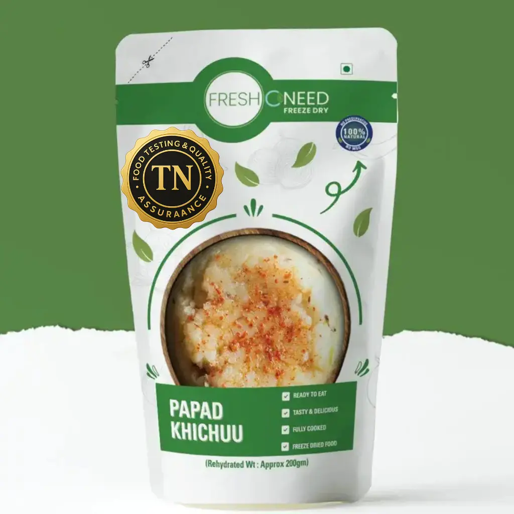 Freshoneed Ready to Eat Papad nu Khichu with masala