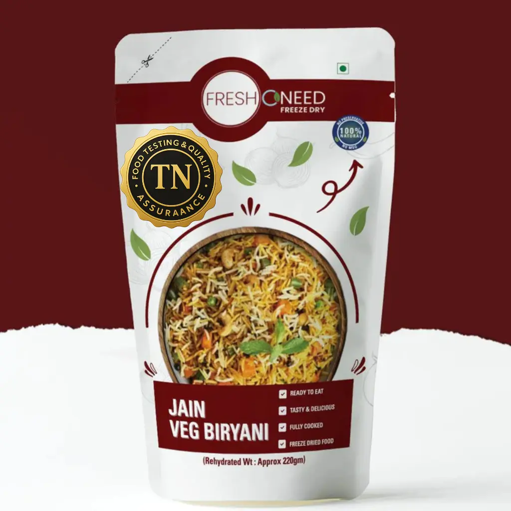 Freshoneed Ready to eat Veg Biryani Without Onion and Garlic