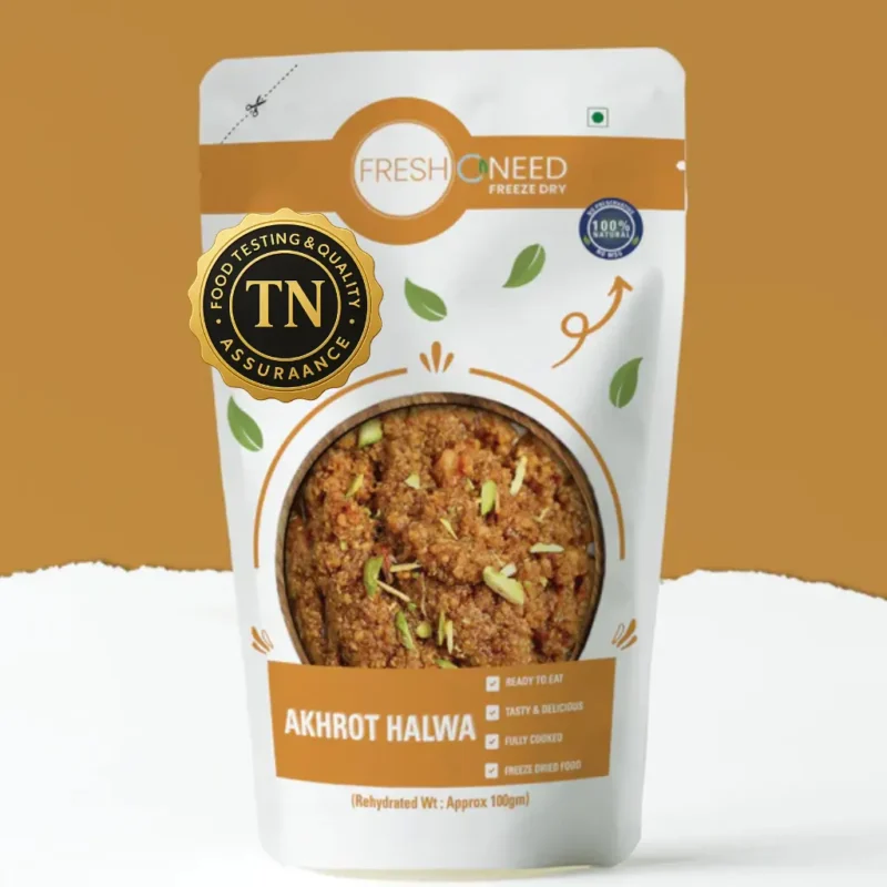 Ready to Eat Akhrot Halwa | Traditional Walnut Dessert | Freeze-Dried Indian Sweet for Export